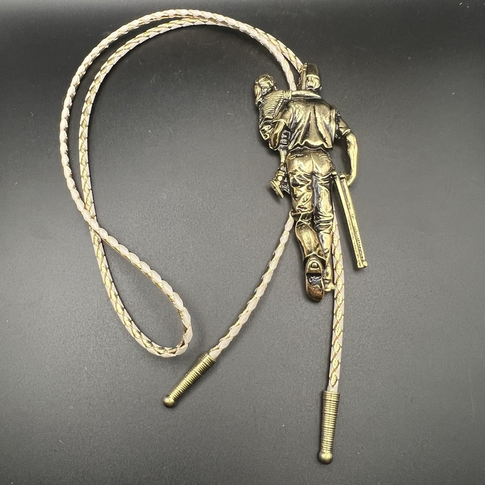 Shriners Masonic Freemason Girl‎ Child Gold Tone Metal Bolo Tie AC Awards